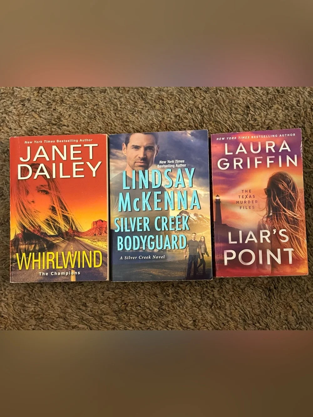 3 Romance/Adventure Novels. GUC.